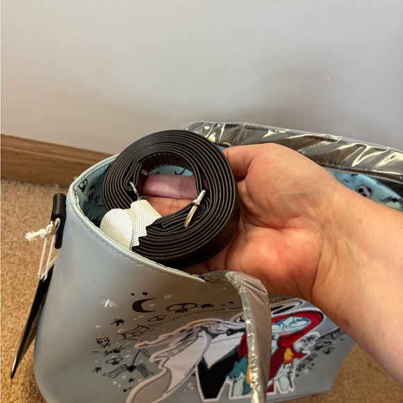 Disney Loungefly NBC Nightmare Before Christmas Jack Sally Zero Tote Bag Purse - Picture 7 of 14